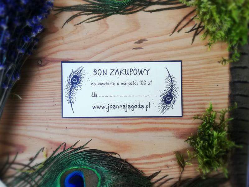 Bon zakupowy o wartości 100 zł