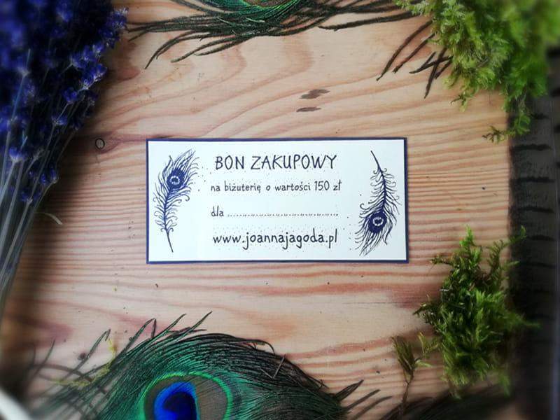 Bon zakupowy o wartości 150 zł