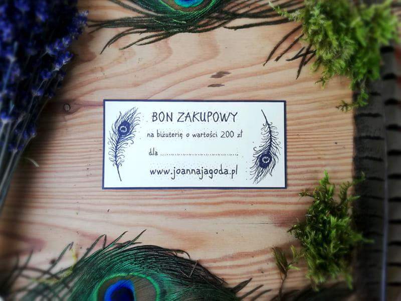 Bon zakupowy o wartości 200 zł