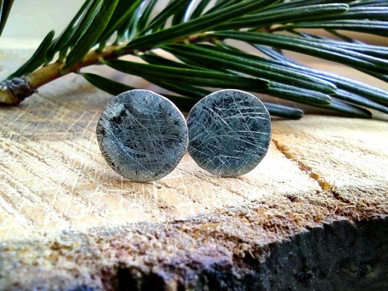 Minimalistyczne kolczyki wkrętki kółeczka (sztyfty i zatyczki ze stali chirurgicznej)