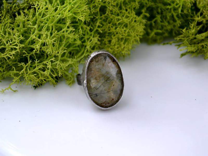 Pierścionek z jadeitem II