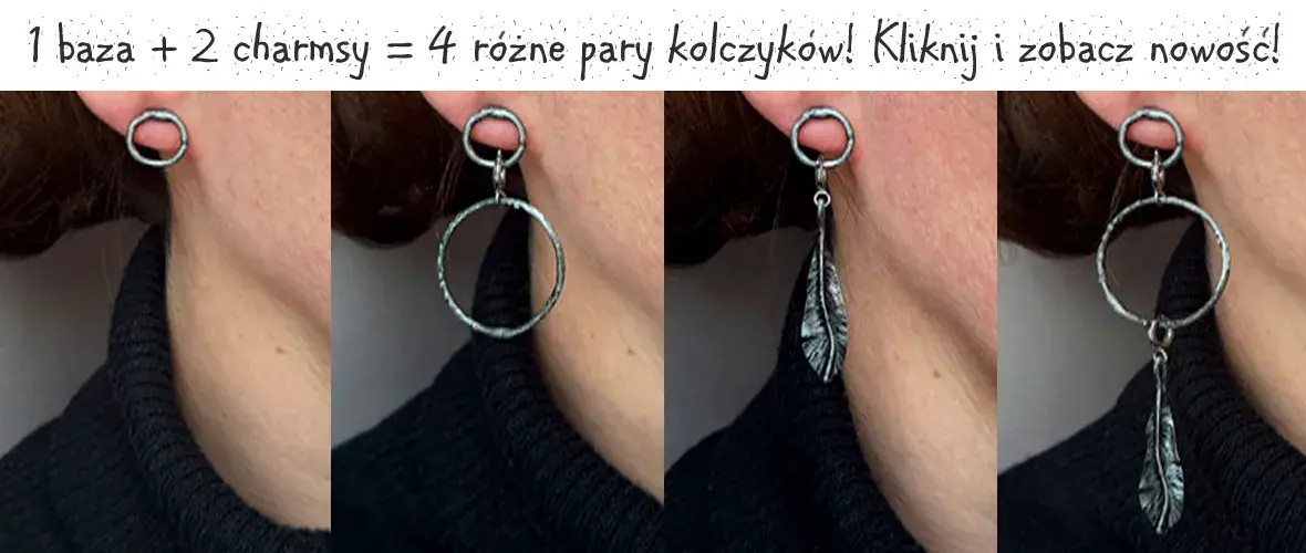 modułowe kolczyki
